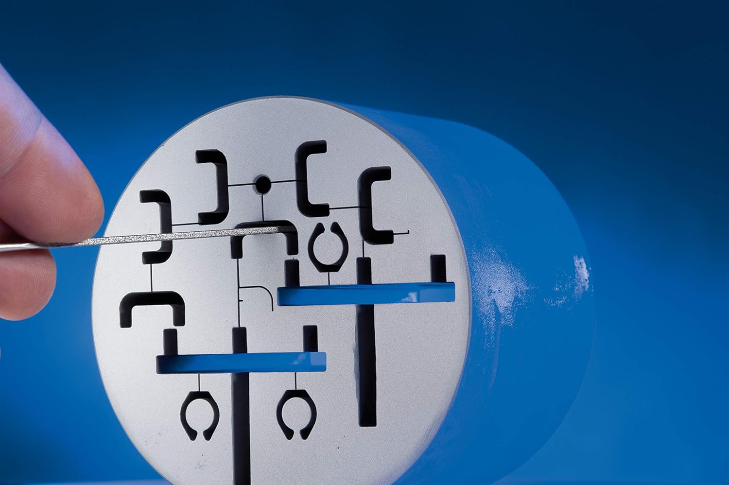 Pferd - 4030 PFERD Needle File, Diamond Grit, Triangular, Fine, 5-1/2" Length