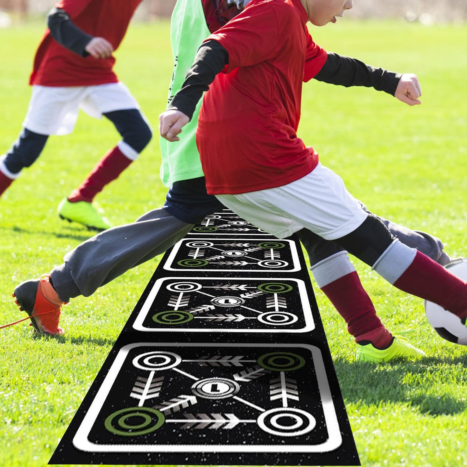 Per Calcio Attrezzatura per Allenamento Footwork Antiscivolo | di Allenamento per Footwork Home Gym Football Tennis Boxe Basket Fitness Adulti Bambini Professionisti Principianti
