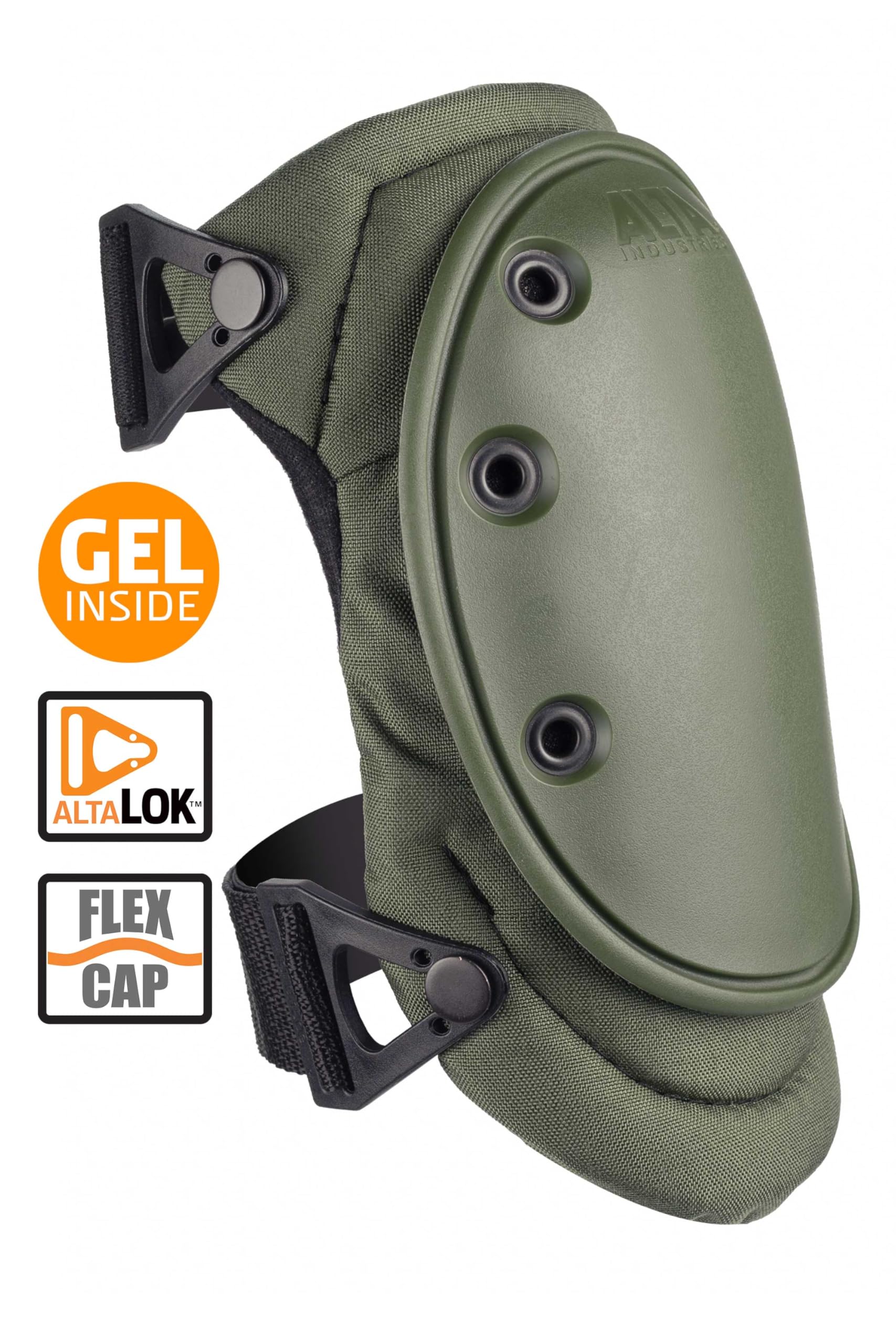 Alta Industries AltaFLEX Gel Rodilleras AltaLOK Verde Oliva