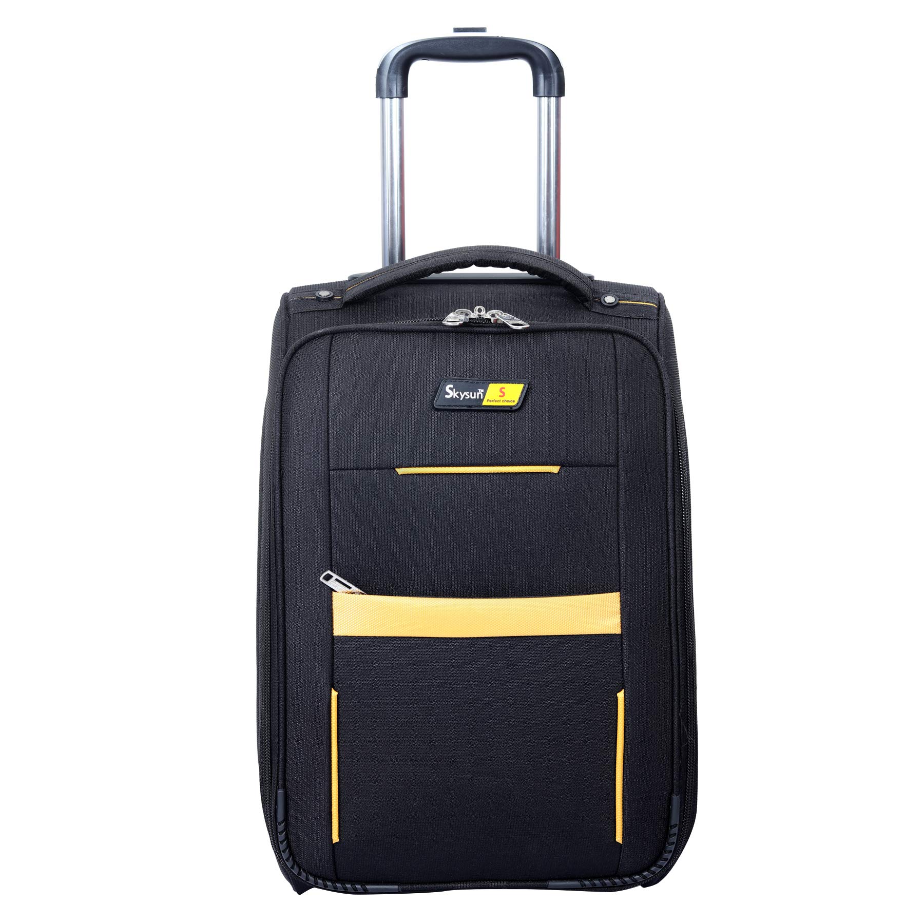 skysun Polyester 24 cm Soft Cabin Luggage (S-18-2027-BLK_Black)-picture-31