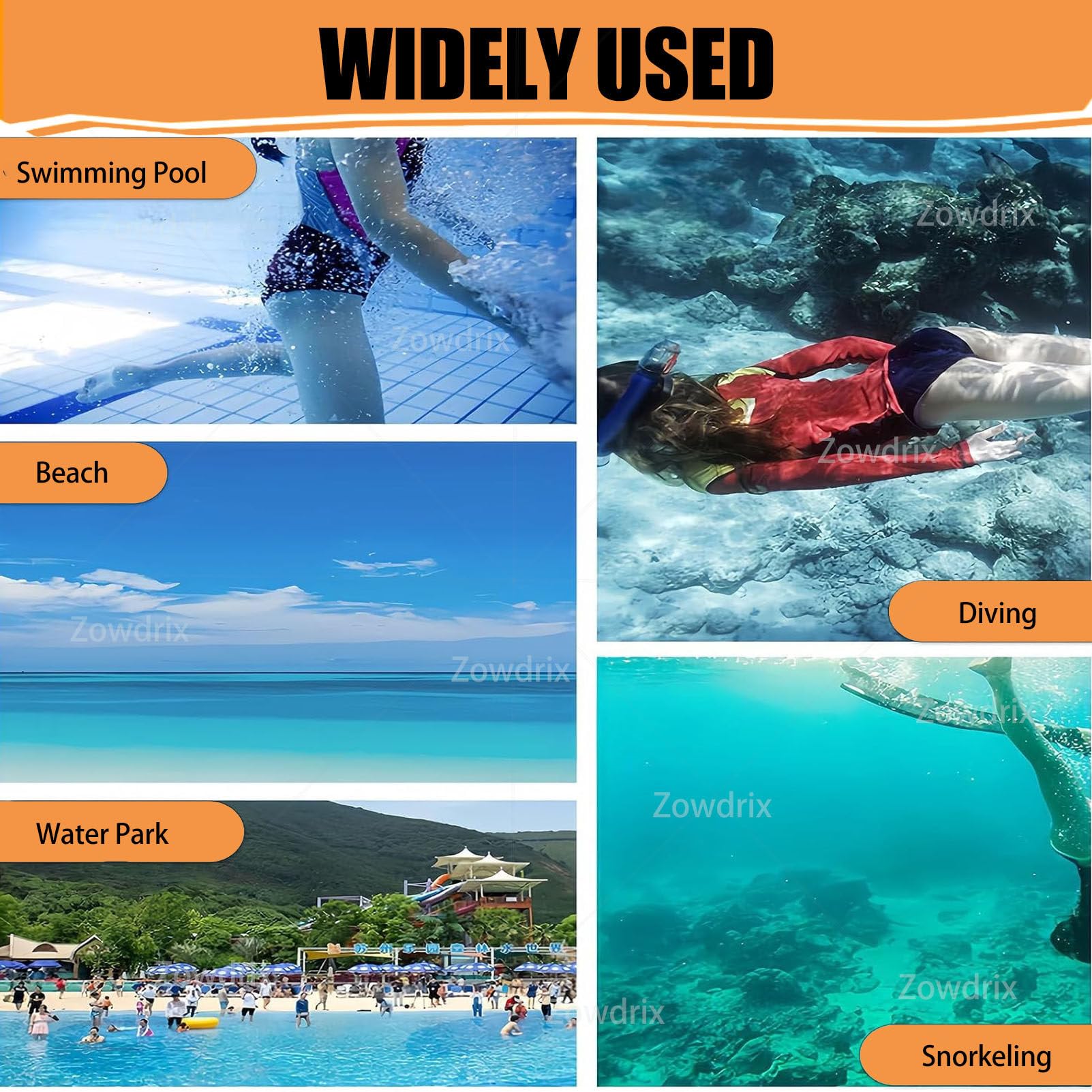 Set di Propulsori Subacquei da 500 W, Controllo della Galleggiabilità Regolabile E profondità Massima di 25 M, Elicas Subacquea Portatile per Sport Acquatici in Mare