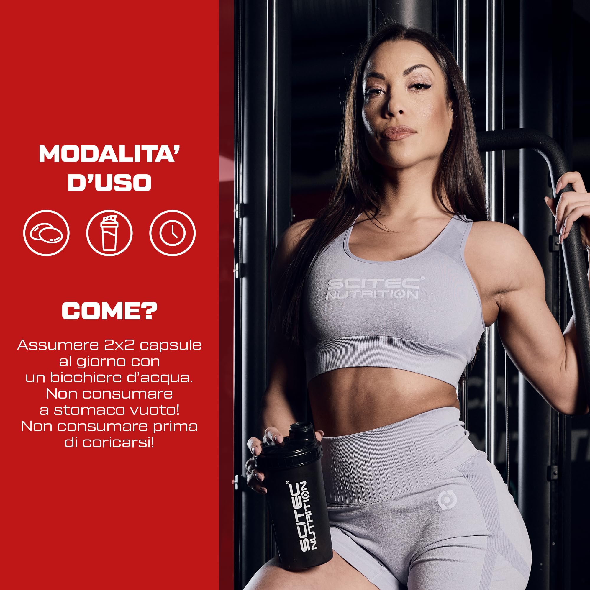 Scitec Nutrition Revex HC | L-carnitina | HCA | CLA | Aminoacidi | Estratti vegetali | Vitamine e minerali | con caffeina, 120 Mega Capsule
