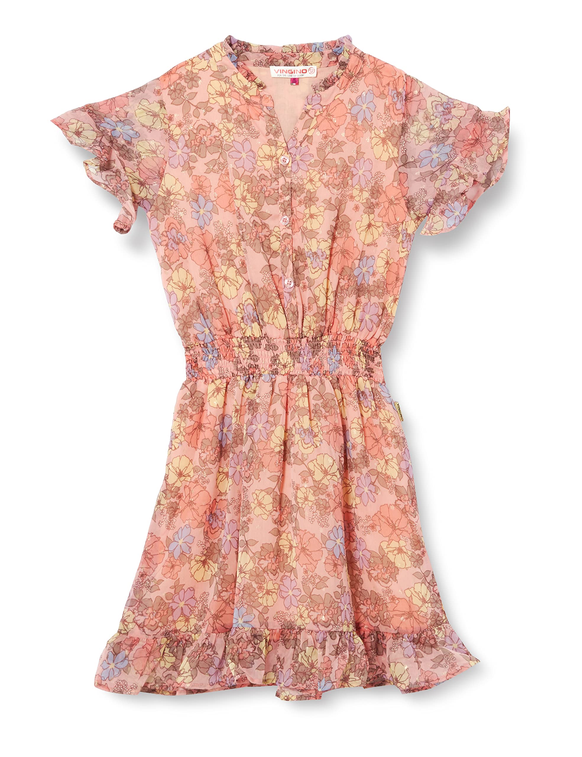 Vestido informal para niñas con acabados de alta costura infantil y tejido premium duradero 6