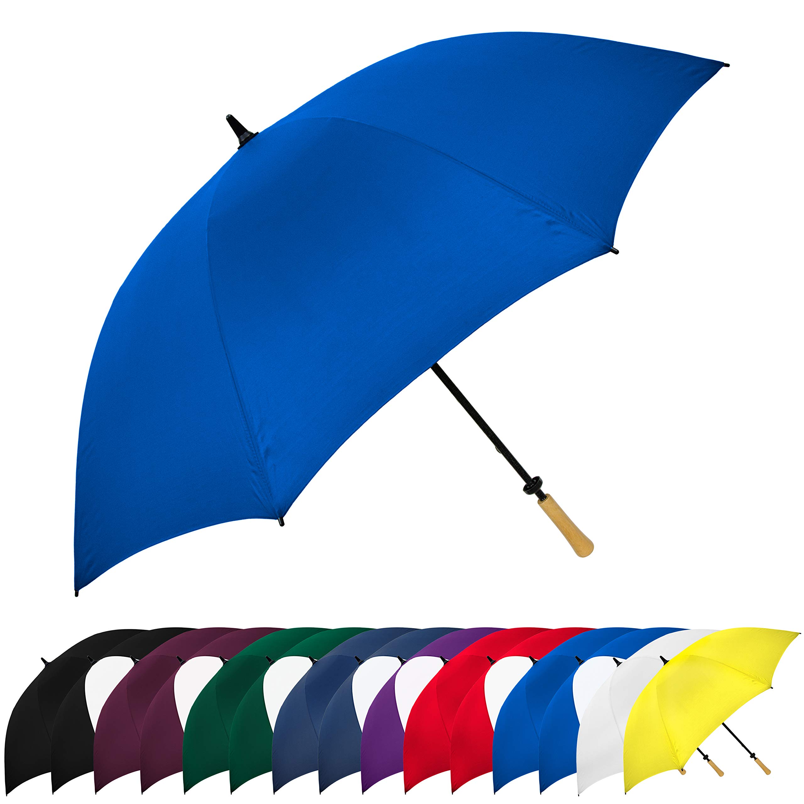Stromberg Brand The Hole in One Golf Umbrella, Royal Blue, One Size
