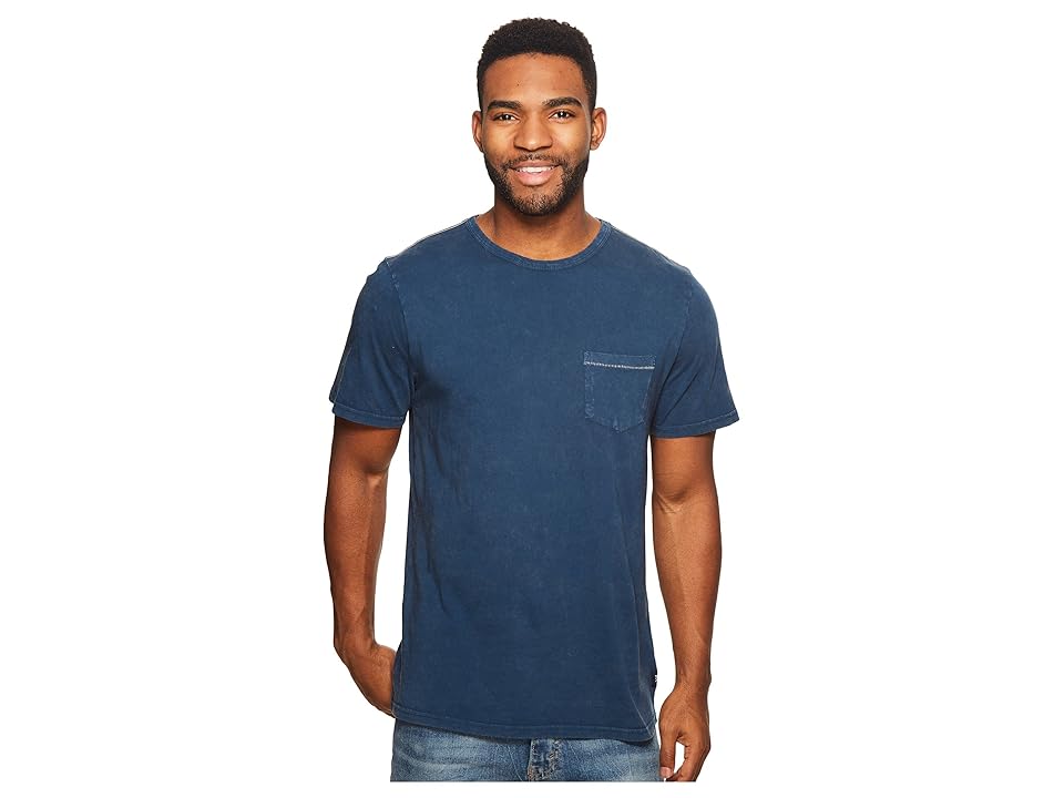 

Roark Well Worn Short Sleeve Knit (Navy) Men's Clothing