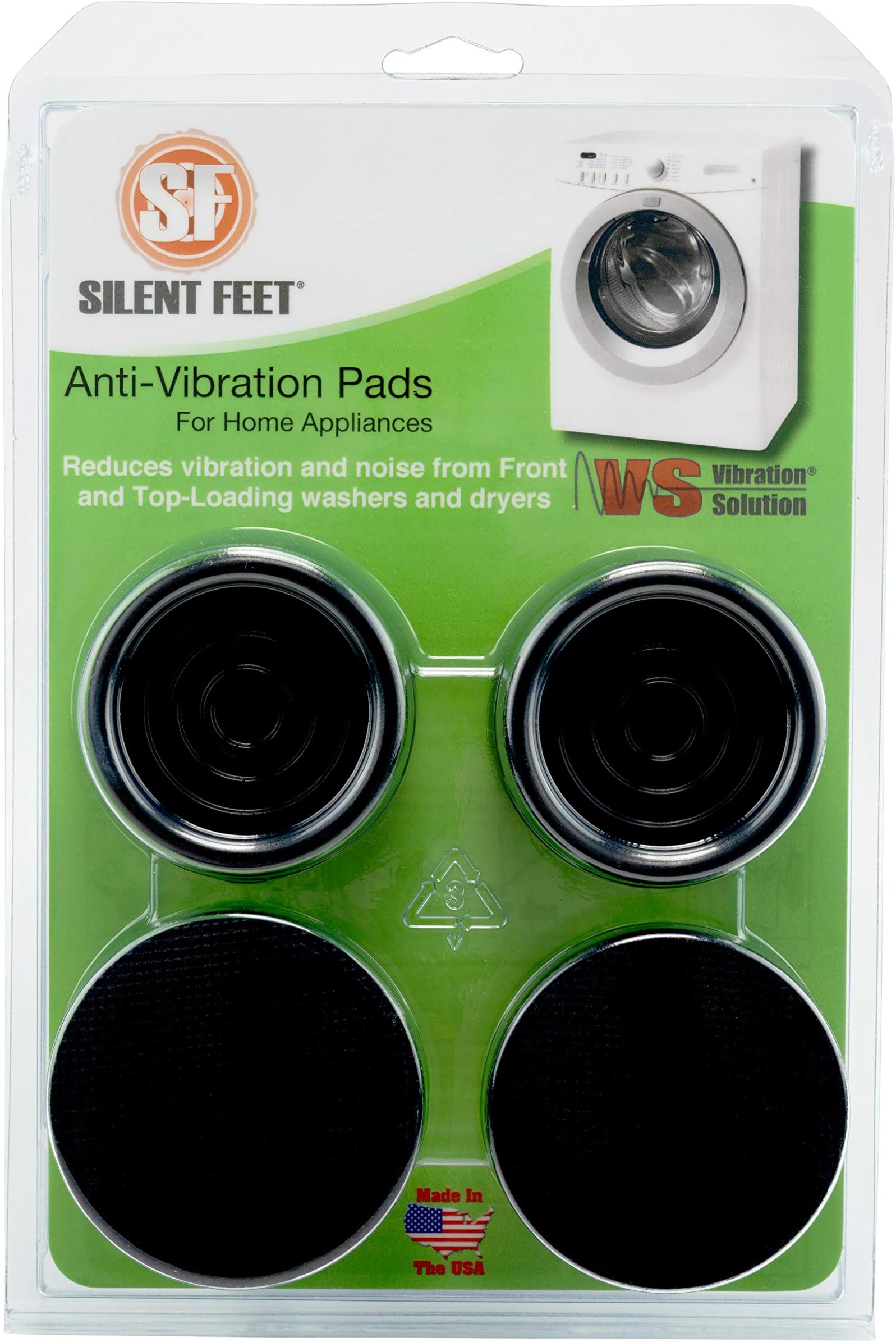 Silent Feet - Anti-Vibration Pads for Washing Machines and Dryers
