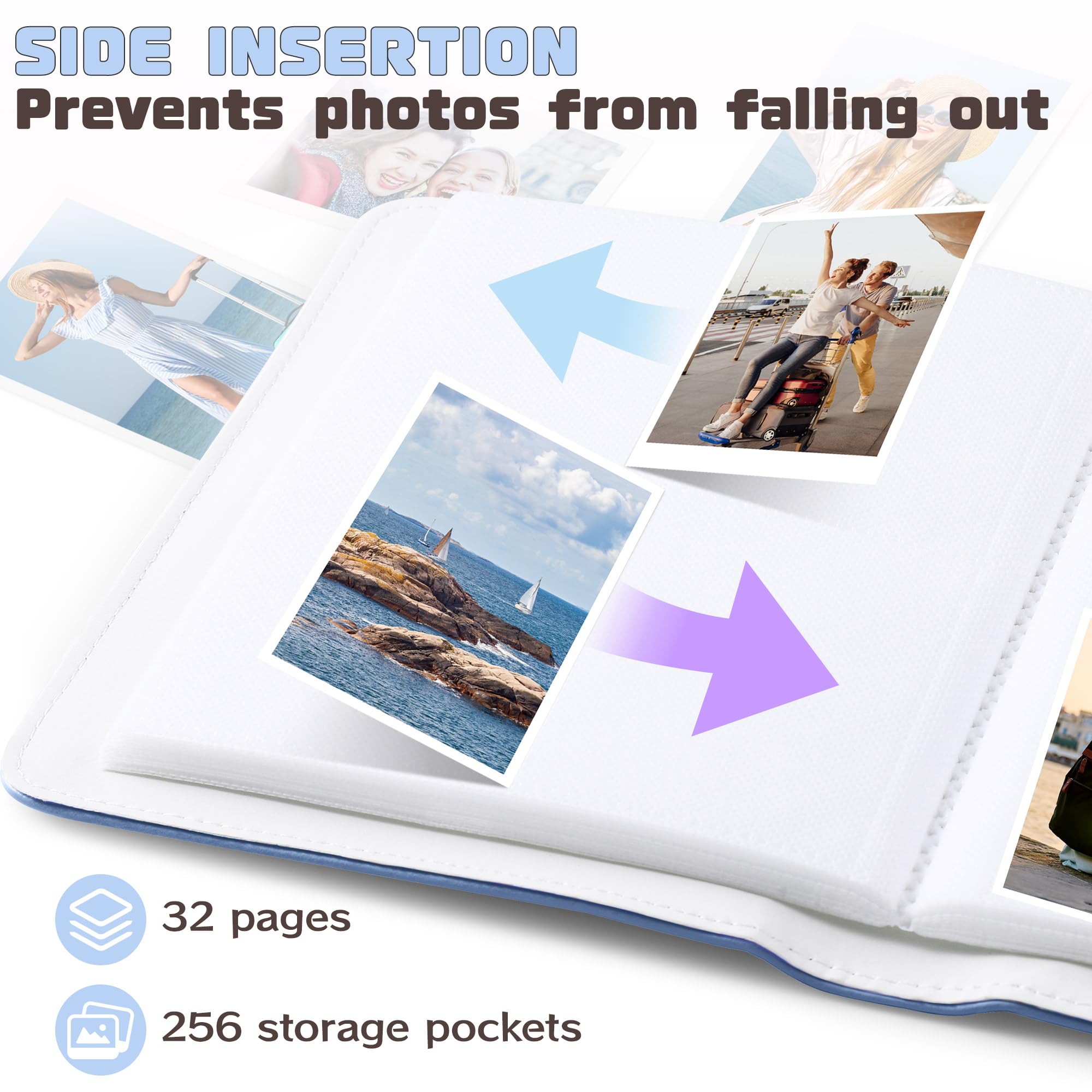 Album Photo Kpop Porte-cartes Mini - 32 Pochettes pour Fujifilm Instax