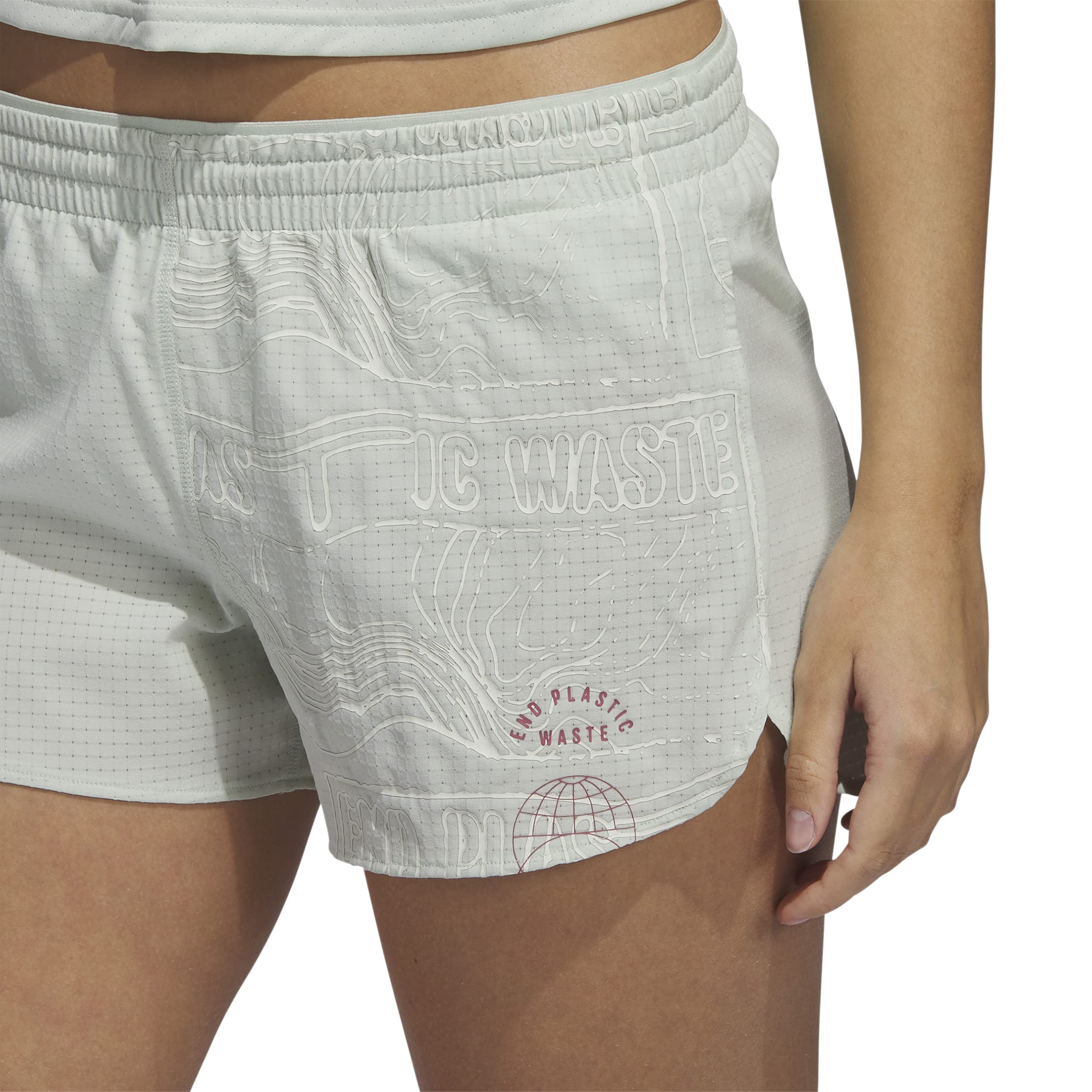 adidas Rfto Laufshorts Damen grün - lingrn L