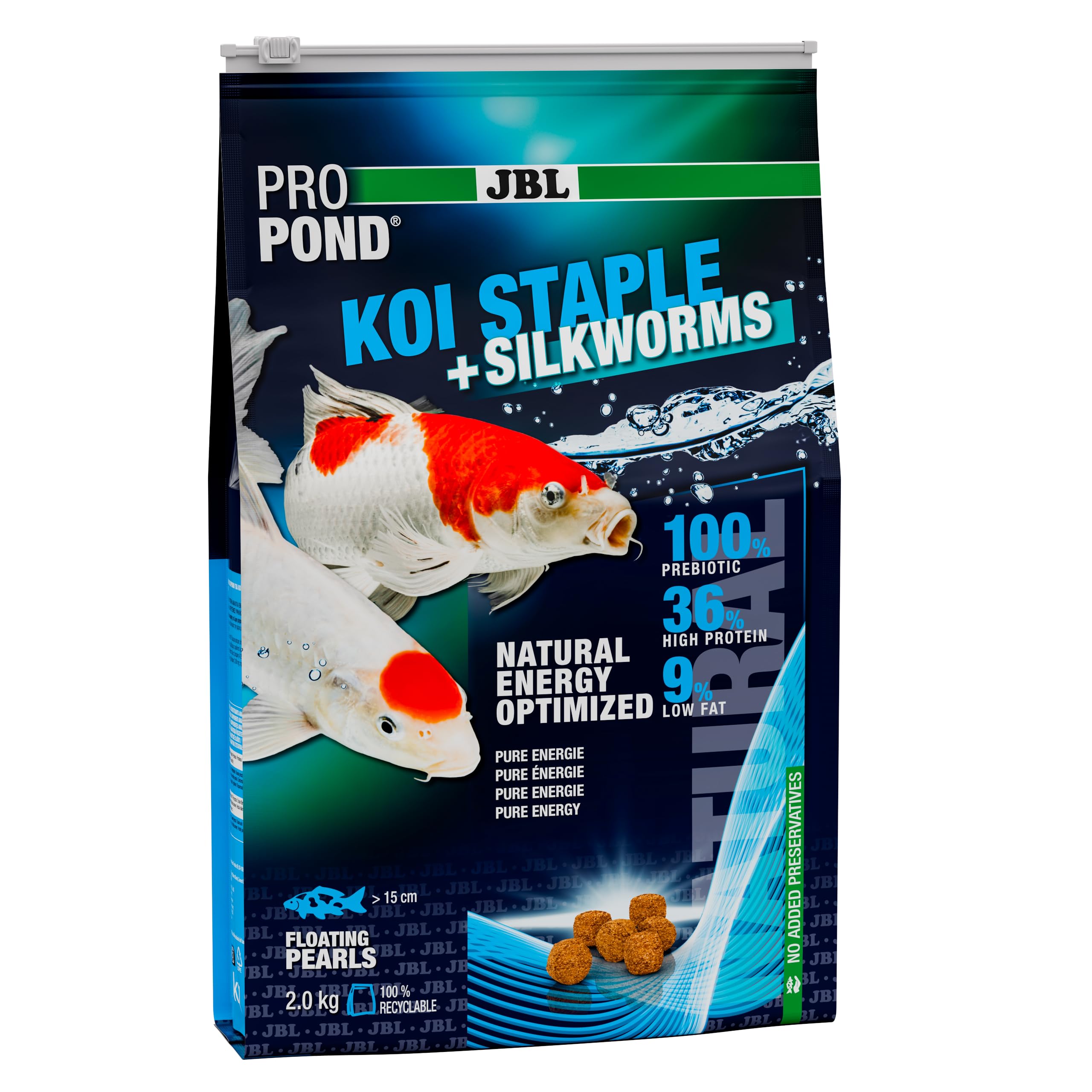 JBL PROPOND KOI STAPLE+SILKWORM 2,0kg