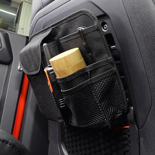 Miniatura 2 de IAG I-Line - Organizador de bolsas para asiento delantero Molle para Ford Bronco 2021+ 24 puertas con asiento delantero de panel Molle