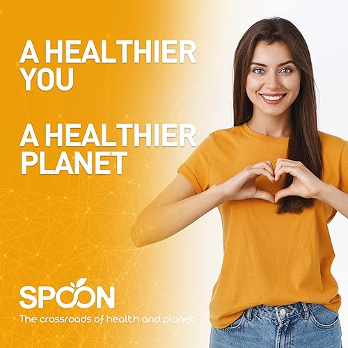 Miniatura 7 de Spoon Vitamina C 1000 mg – Apoyo antioxidante, suplemento de vitamina C inmune para adultos – Apoya la función de glóbulos blancos, producción de