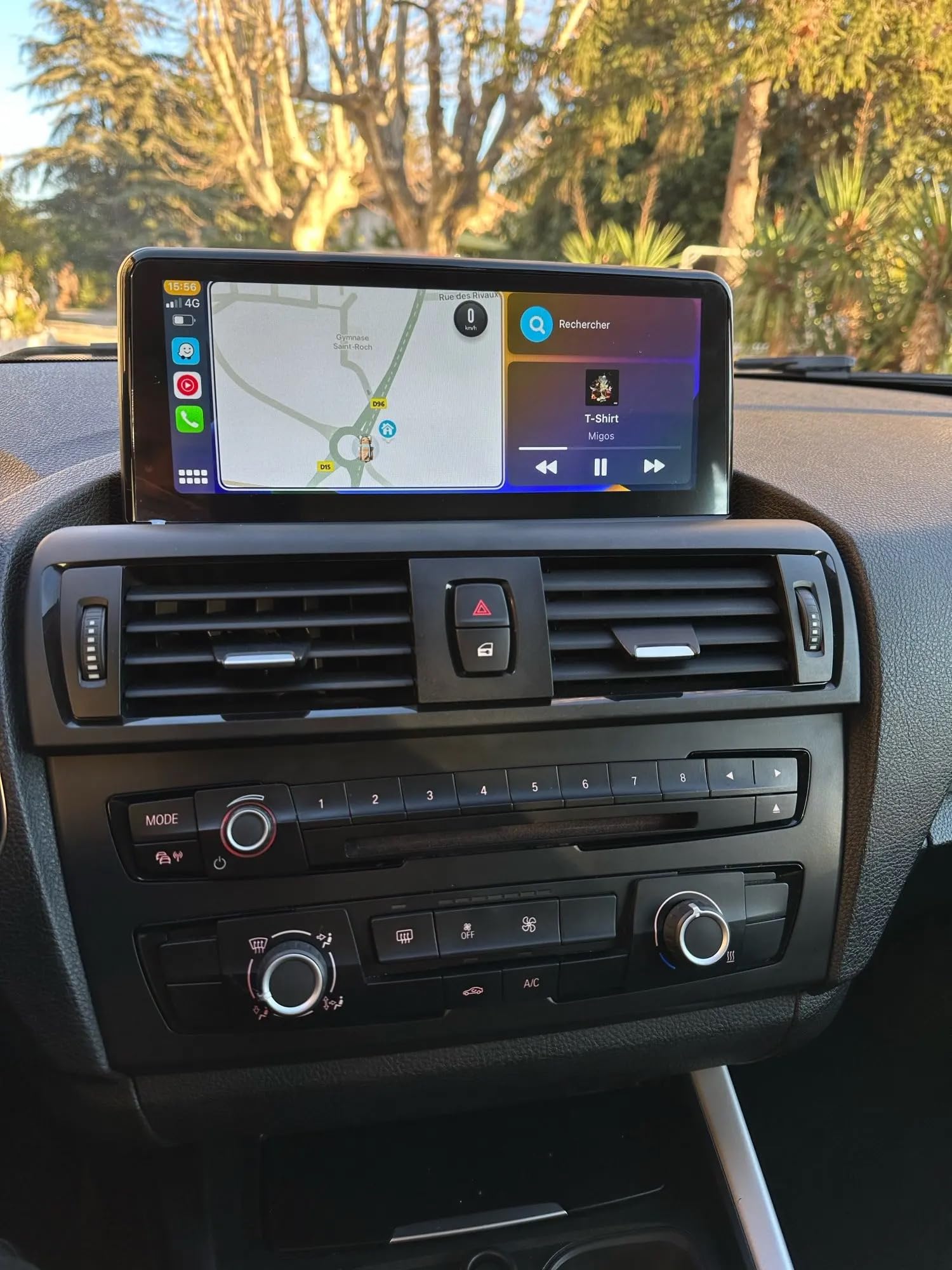 BMW Serie 1 F20 F21 Serie 3 F30 F31 F34 Serie 4 F32 F33 F34 CTB 10.25" CarPlay Android Auto Schermo Touch Retrofit Plug & Play