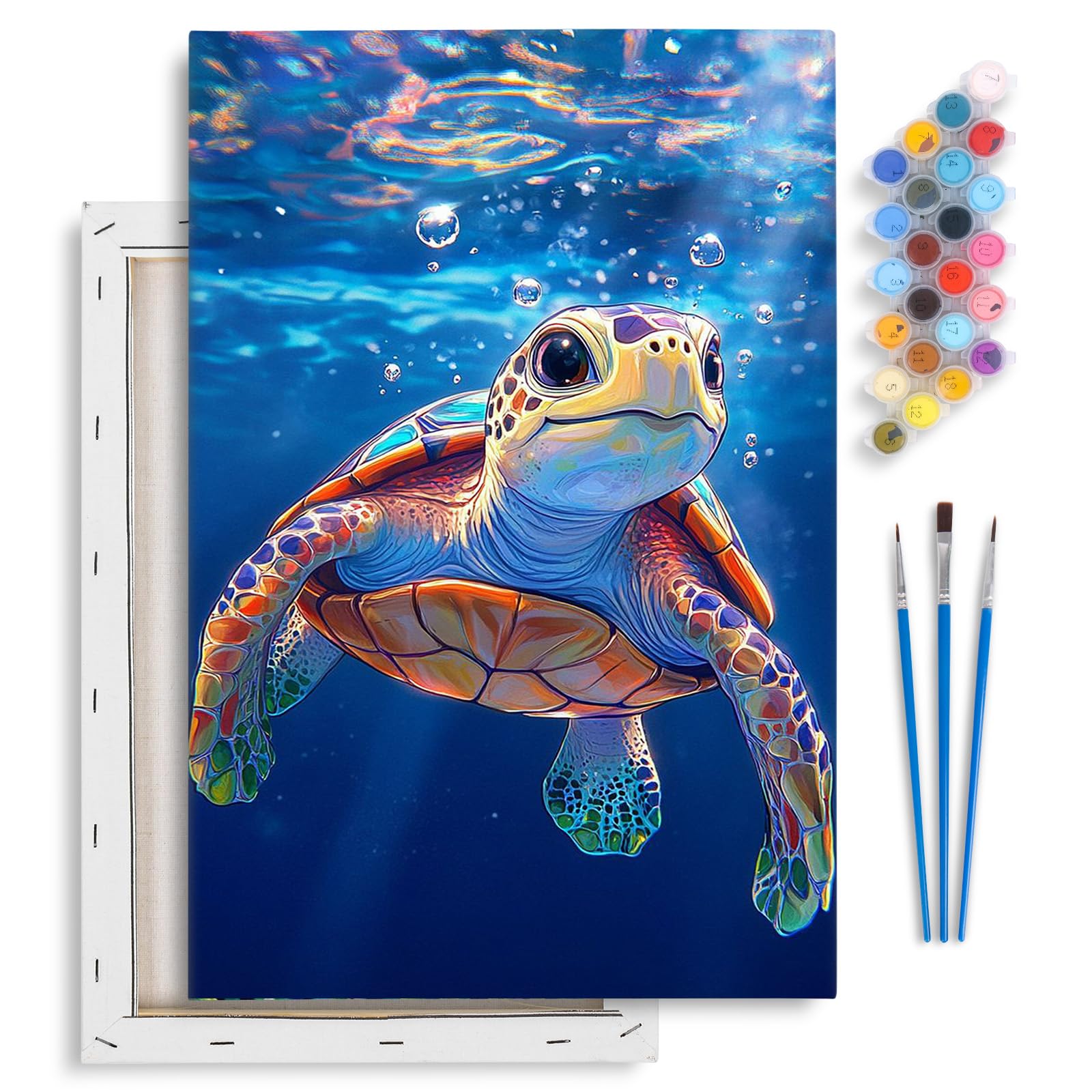Paint by Numbers Kit - Flowers, Framed! -13 Paint by Numbers Kit - Flowers, Framed! -13