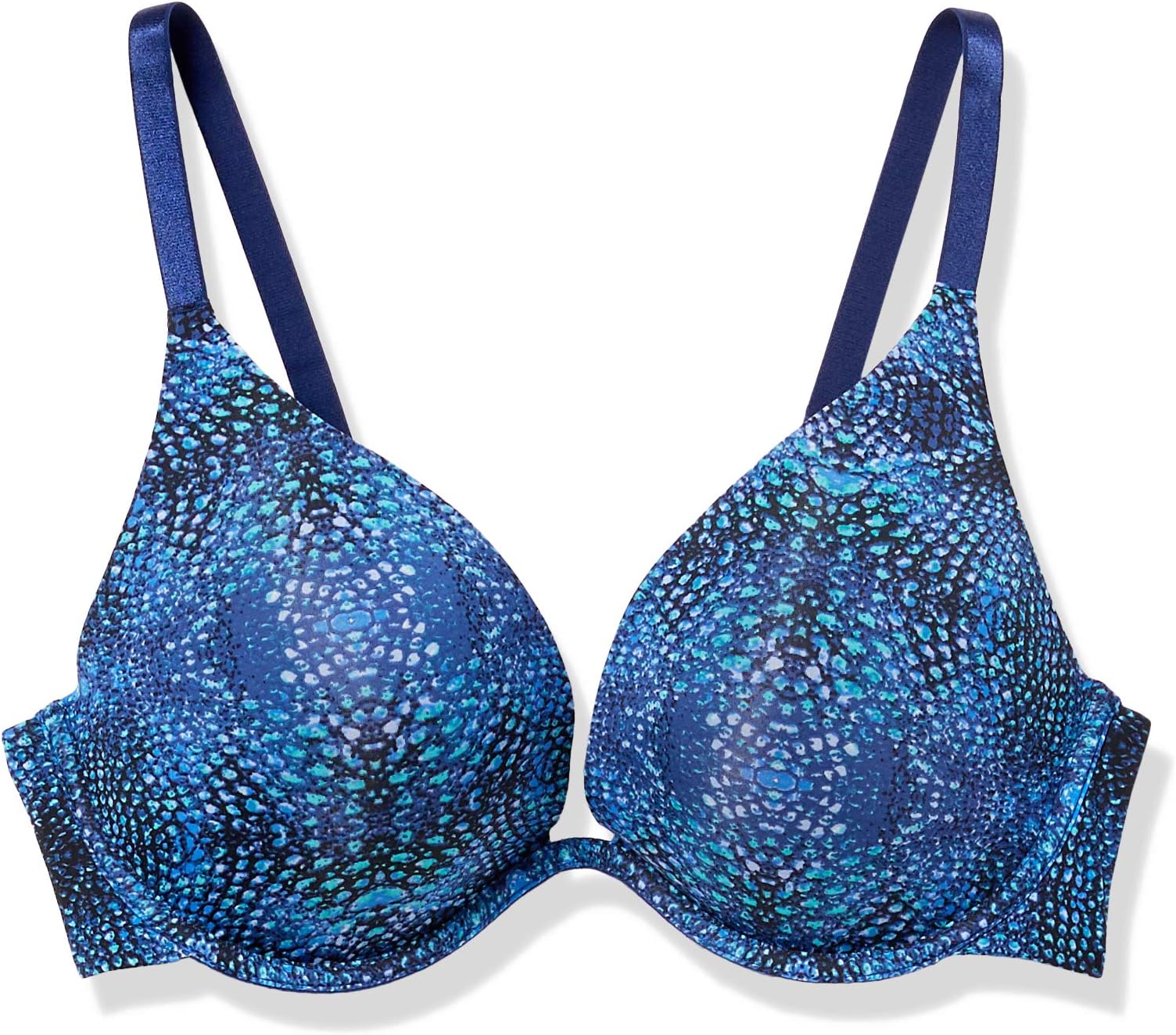 Women's Custom-Knit Microfiber Classic Deep Plunge Push-Up Bra Plunge Bra
