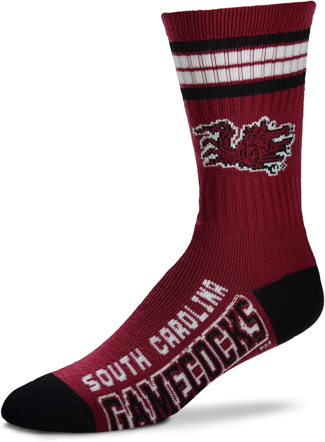 For Bare Feet NCAA unisex-child 4 Stripe Deuce Crew Ncaa