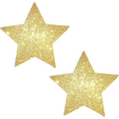 Starry Nights Nipztix Gold Pasties for Celestial Glamour