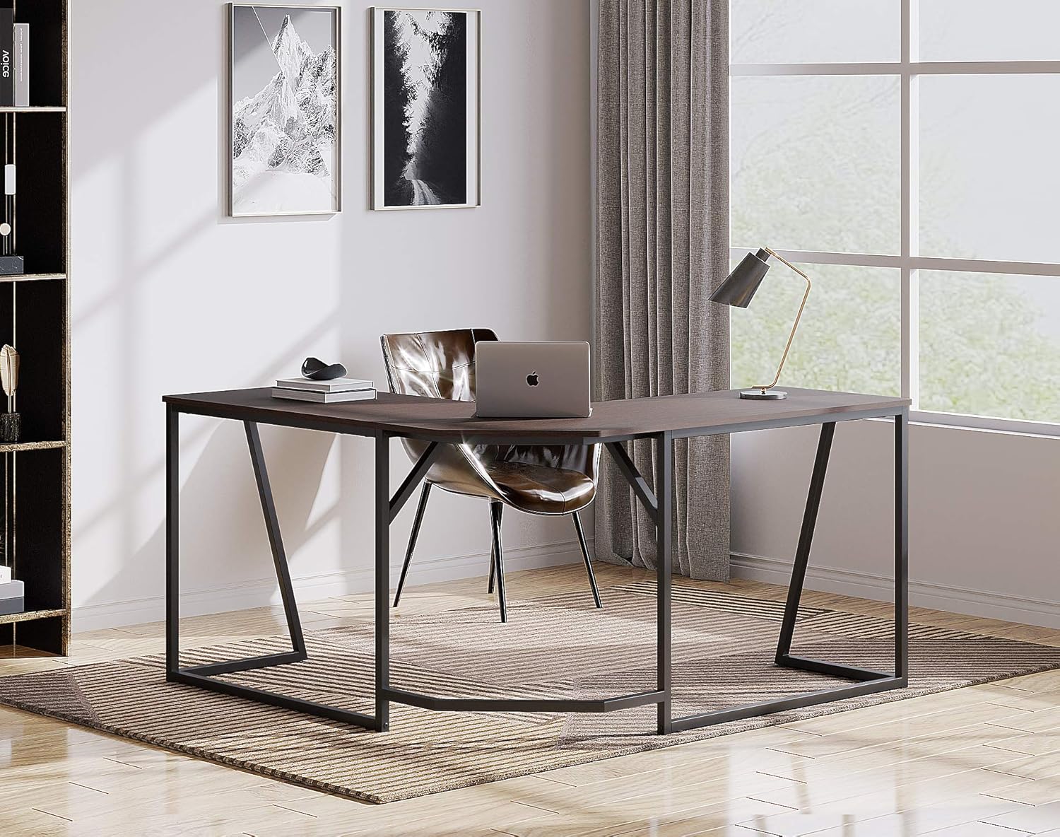 FITUEYES L-Shaped Office Desk LCD114001WE Instruction Manual