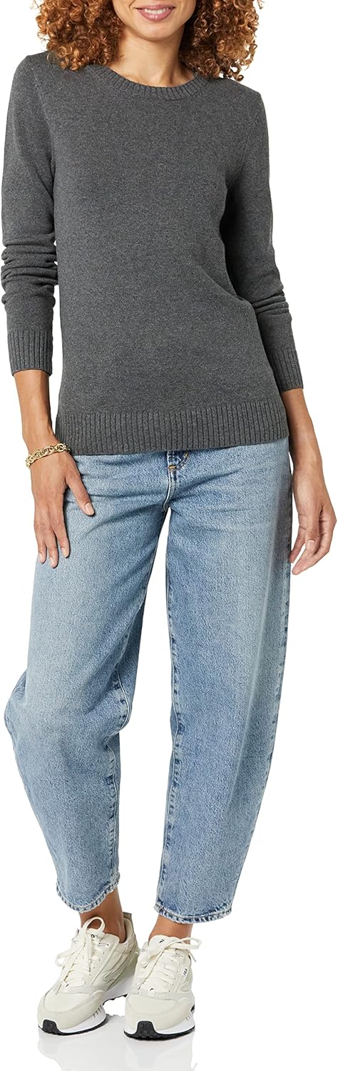 Amazon Essentials Women's Crewneck Sweater, 100% Cotton - Image 4