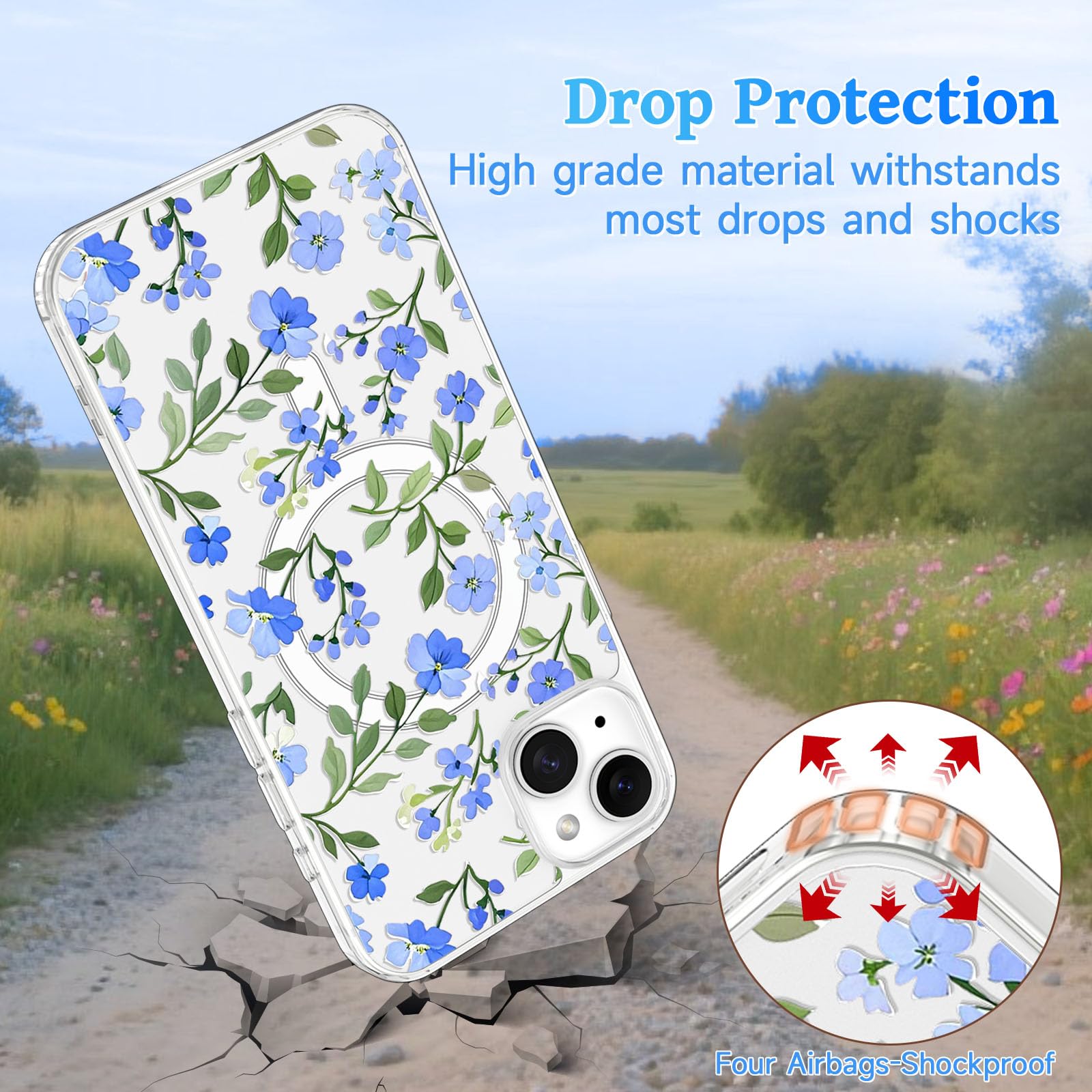 Amazon.co.jp: EYZUTAK iPhone 13/iPhone 14 用 ケース MagSafe対応
