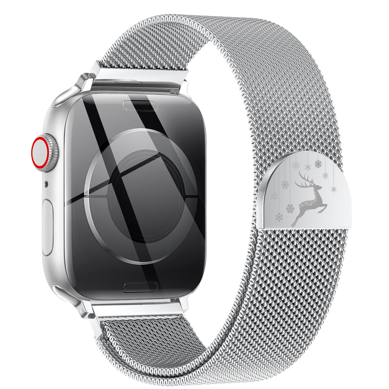 Original Milanese Loop Compatible with Apple Watch Bands for Christmas