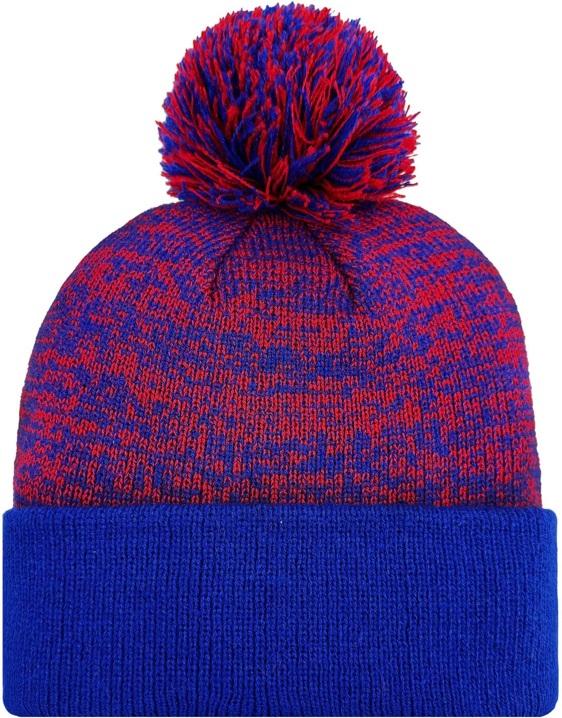 Football Beanie Hat for Men and Women Super Soft Pompom Knit Cap Winter Skullcap Toque - Image 6
