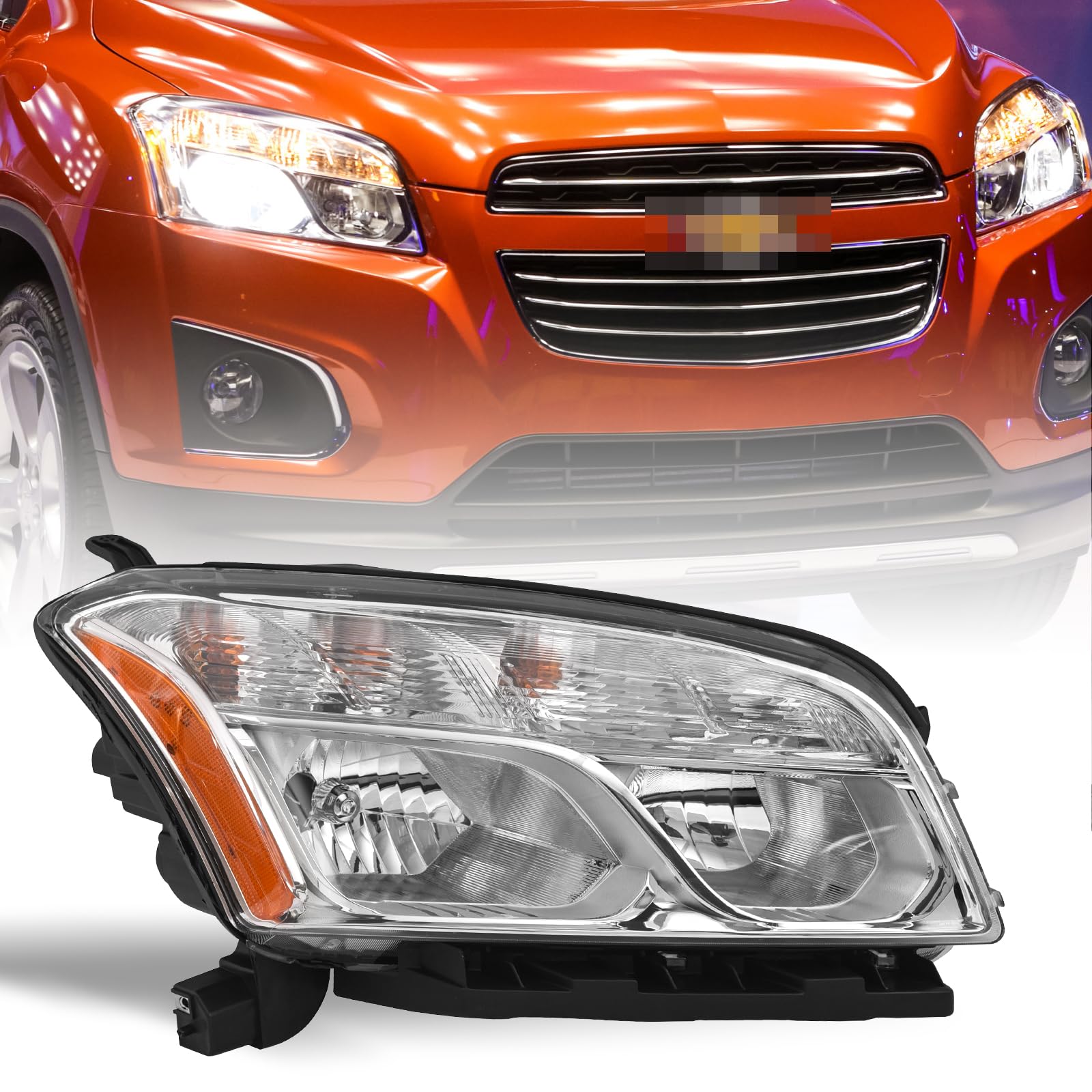 LED Headlight Assembly Fit For GM2502401 2014-2015 Right Side Passenger Side for CHEVROLET TRAX 42435940