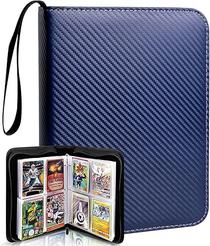 Vista 54 de Carpeta TONESPAC de 900 tarjetas de 9 bolsillos compatible con tarjetas de fútbol, tarjetas deportivas, para tarjetas intercambiables, funda