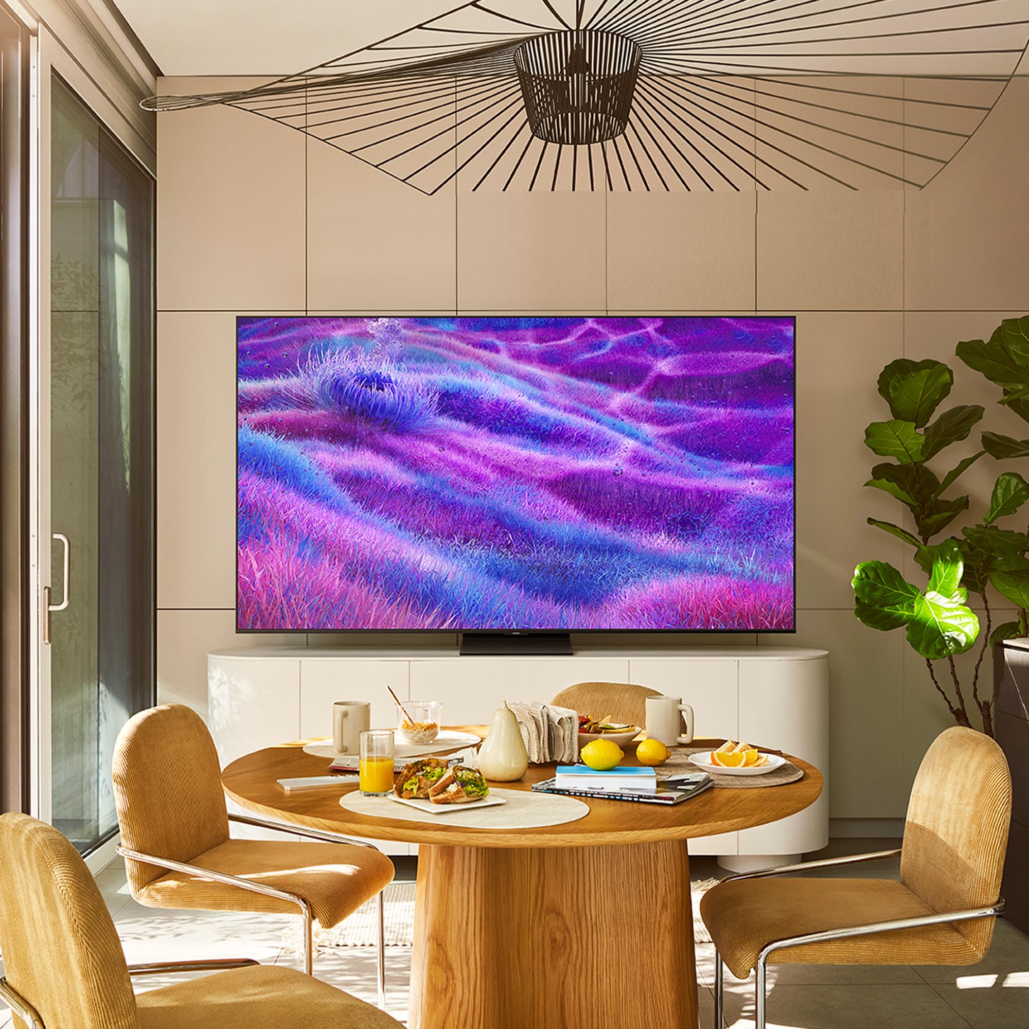 Samsung NeoQLED 4K Vision AI Smart TV 100'' QE100QN80FAUXZT Mini LED, NQ4 AI Gen2 Processor, 4K Upscaling,Dolby Atmos, Tecnologia Quantum Matrix Core, PACCHETTO INTRATTENIMENTO, 2025