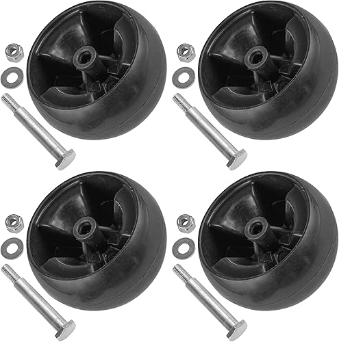 Caltric Deck Wheel Compatible with Cub Cadet LT 1042 345 346 347 358 359 50C GT 2550 LT 1018 Qty 4