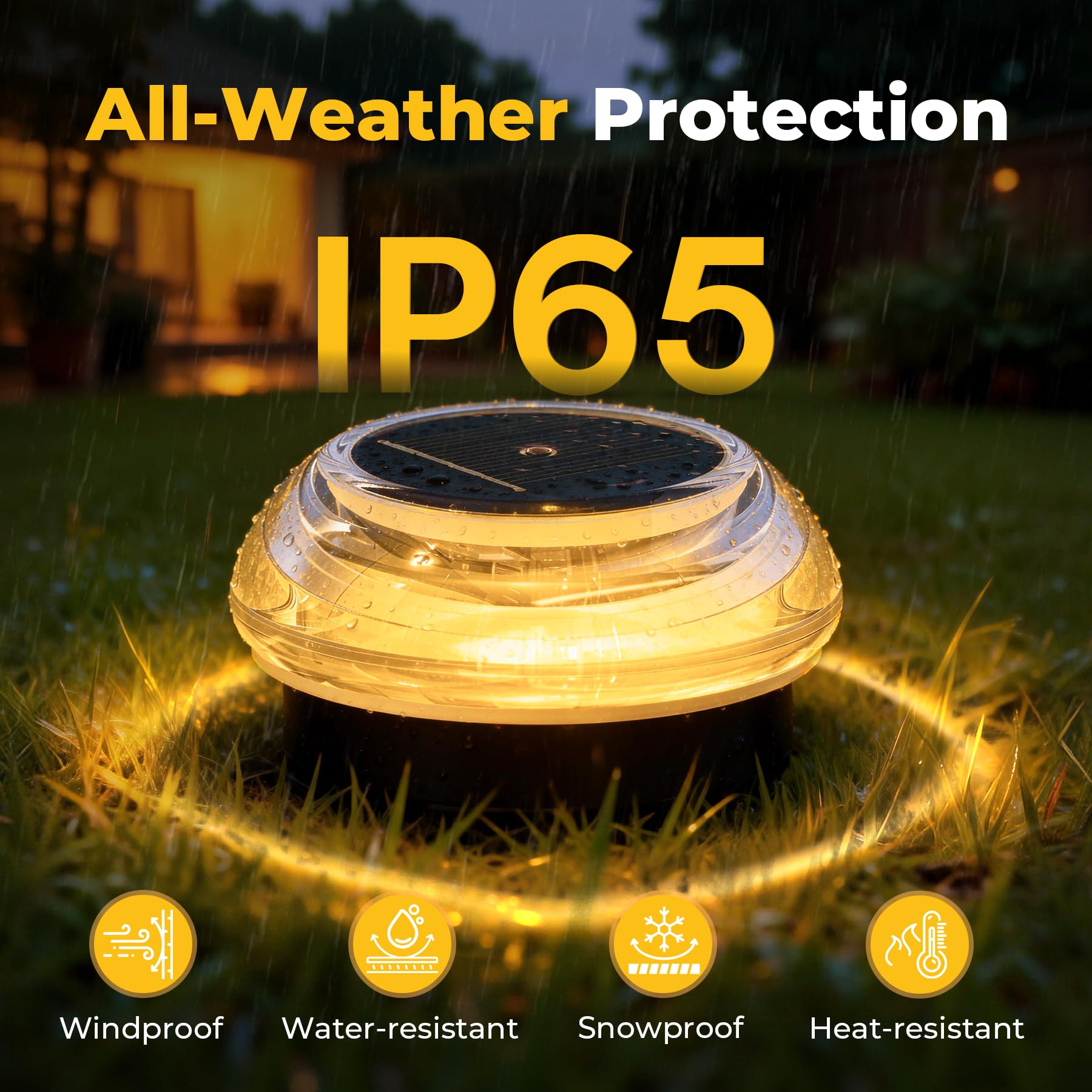 12 Paquetes Luces Solares LED Exterior Jardin Suelo, luz Solar Exterior Jardin con Efectos de Sombra, IP65 Impermeabili Lamparas Solares per Giardino, Terrazze Jardín, Camino, Blanco Cálido