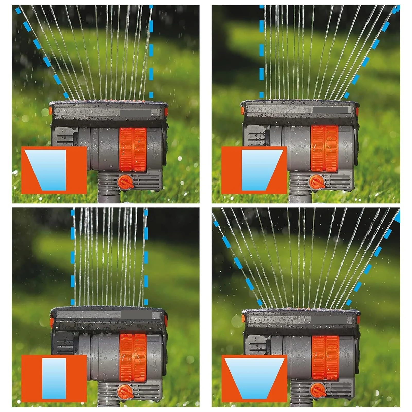 Rasensprenger Einstellbarer automatischer Gartenschaukelsprinkler