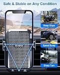 vanva Universal Air Vent Car Mount, [ Big Phones & Thick Case Friendly ] Cell Phone Holder for Car Hands Free Clamp Cradle Vehicle fit for All Apple