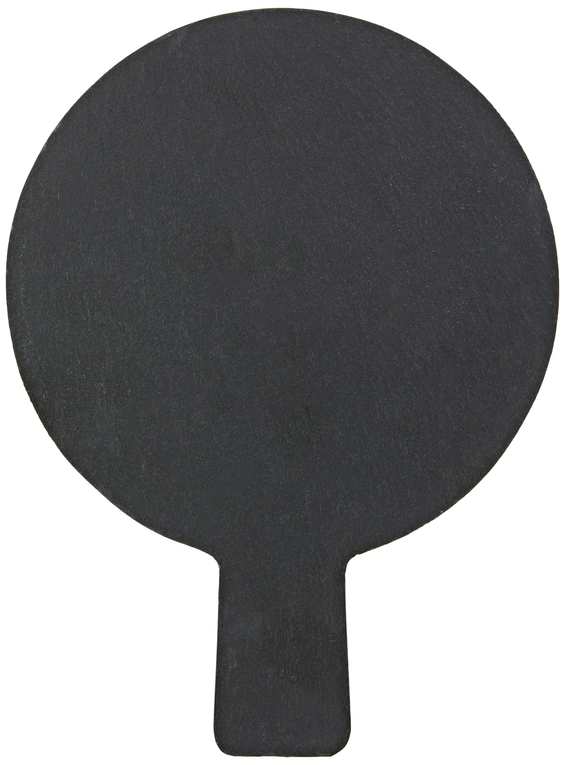 Raj Slate Paddle Board Round, 19 X 14 Cm , Silver, Sl0018 , 1 Pc