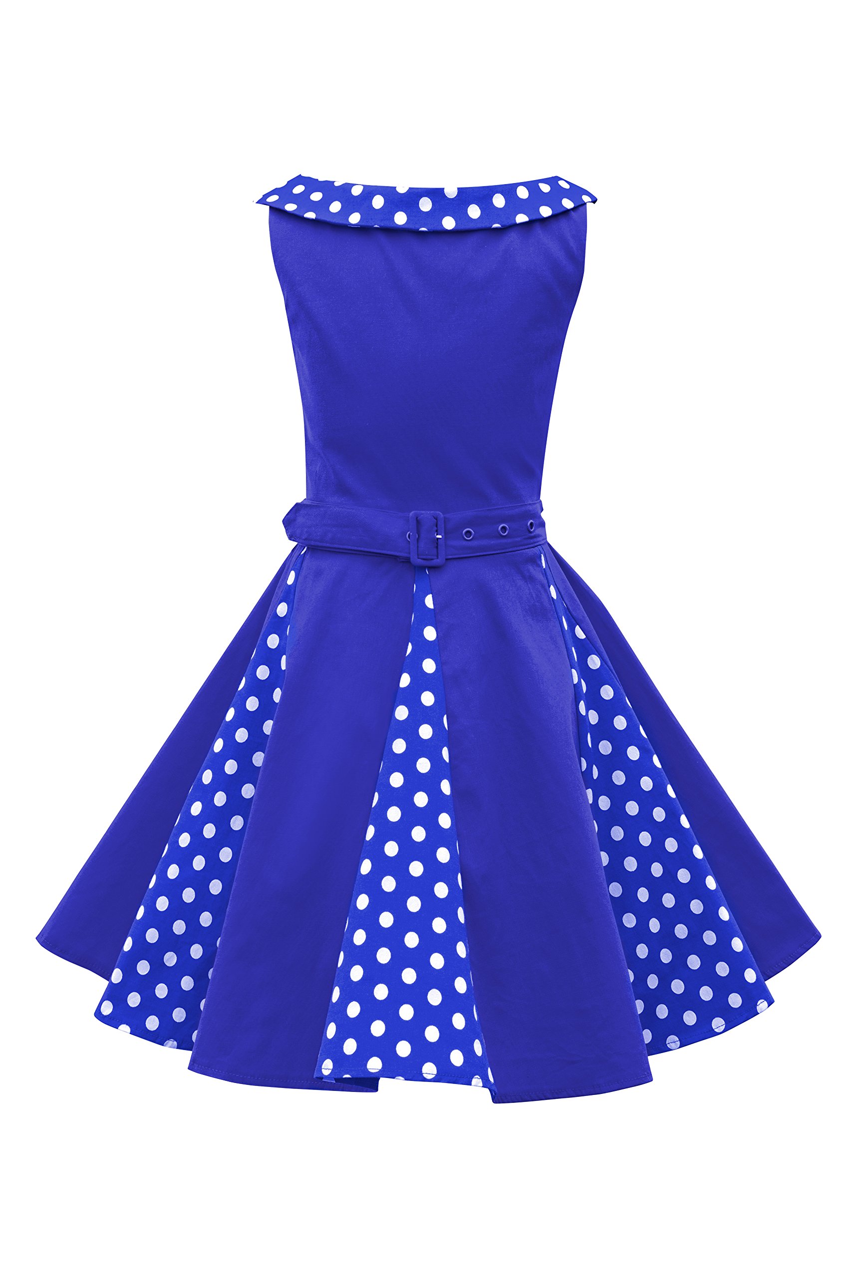 BlackButterfly Niñas 'Alexia' Vestido de Lunares Vintage Años 50