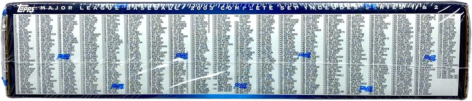 Up To 40% OFF Sports Memorabilia 2003 Complete Topps Baseball Factory Set