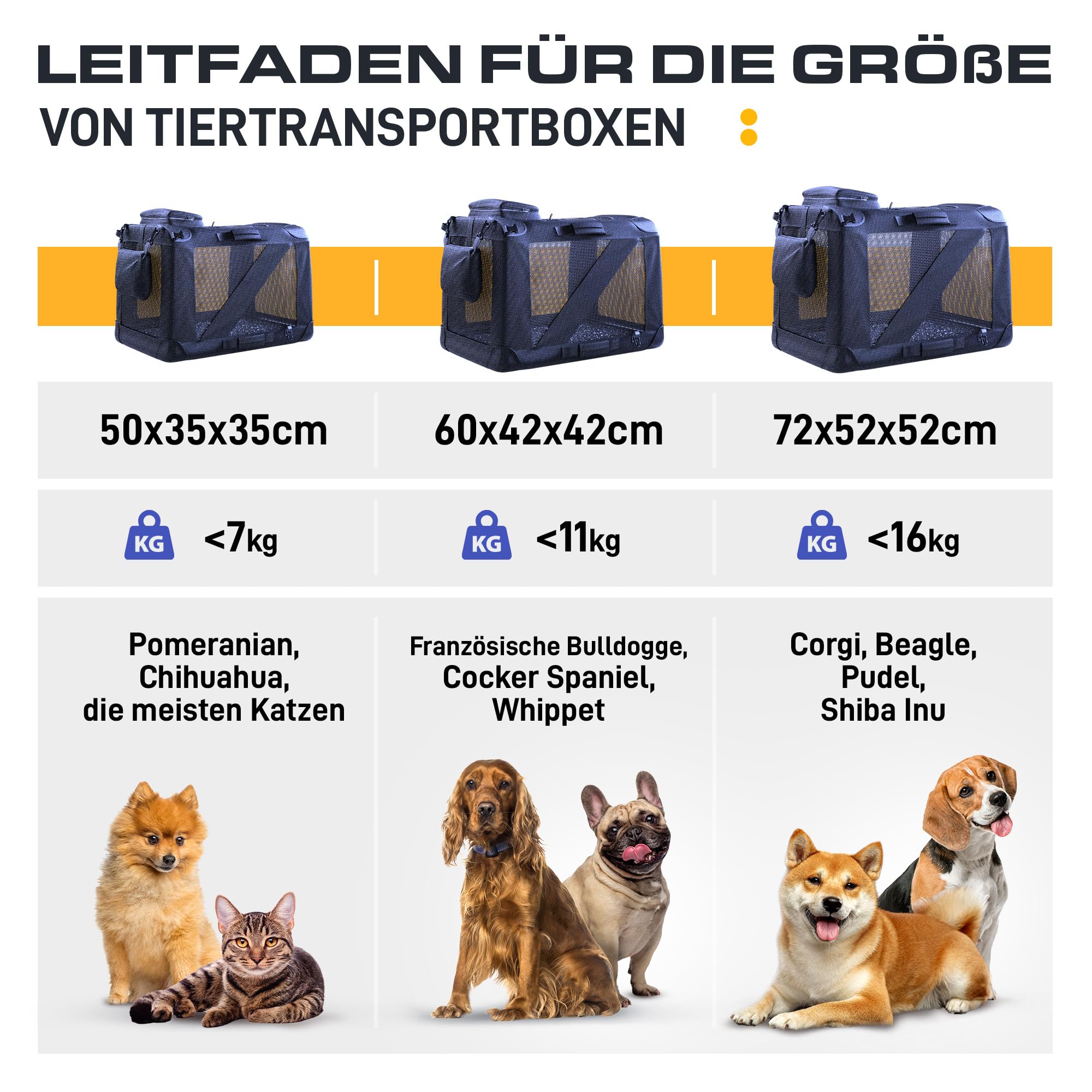 PetProved Dog Travel Crate Dog Carrier Pet Carriers for Dogs Large Dog Car Crate Carrier Collapsible Dog Crate Foldable Crates for Cars Travel Carriers