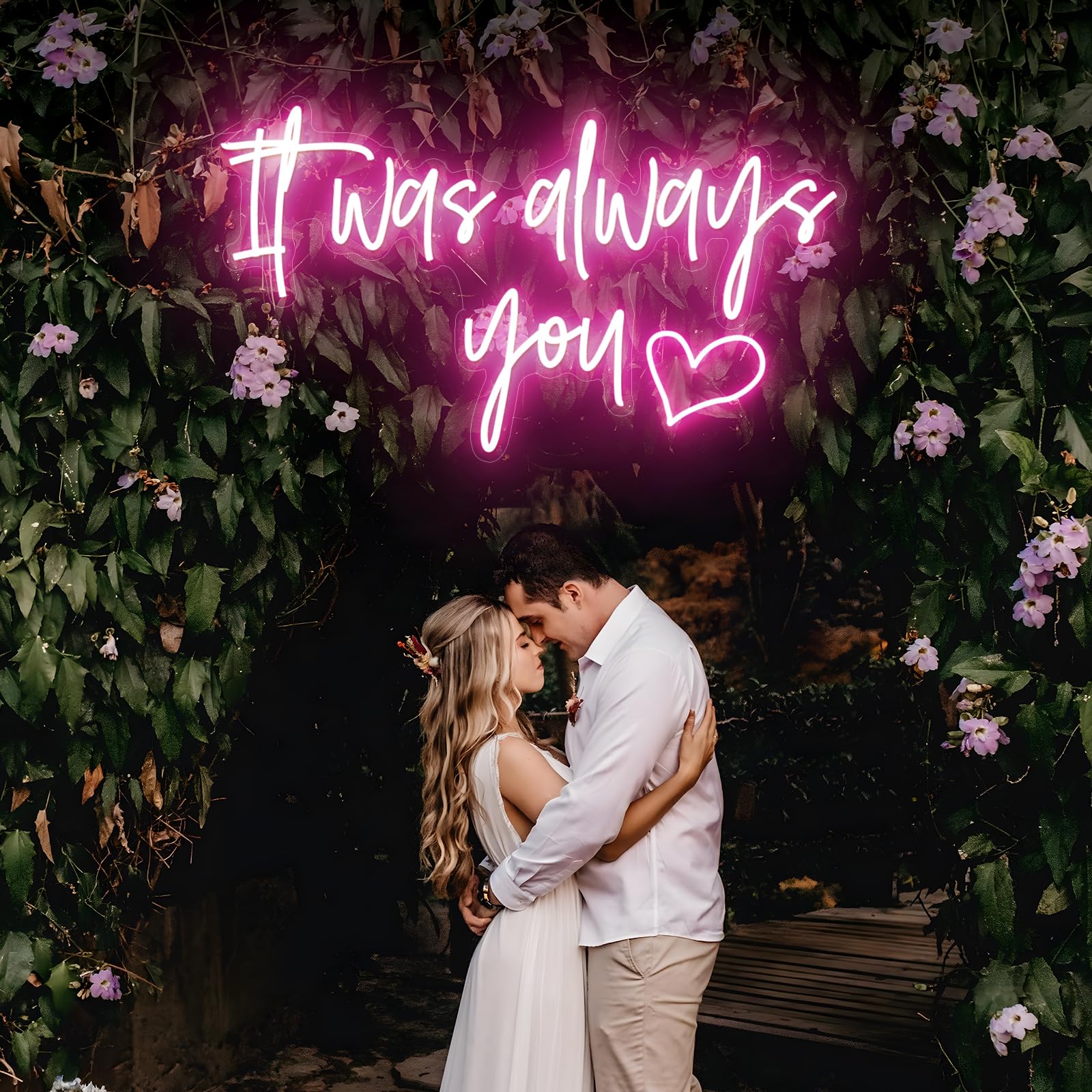 Custom Neon Sign 2 Line, Personalized Led Neon Light Signs Dimmable, Customizable Neon Name Signs for Wedding Birthday Bedroom Party Bar Shop Wall Decor