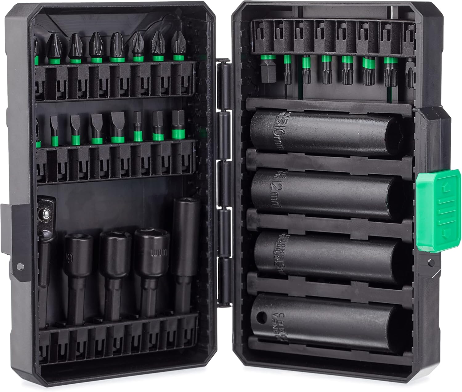 Amazon Basics Impact Driver Bit Set, 33-Piece with S2 Steel, Nut Drivers and Sockets - Image 2