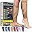 BLITZU Calf Compression Sleeves for Men and Women. Footless Compression Socks Support for Varicose Vein, Nursing, Running. Leg Sleeve Brace for Shin Splints, Pain Relief & Reduces Swelling Nude 3XL