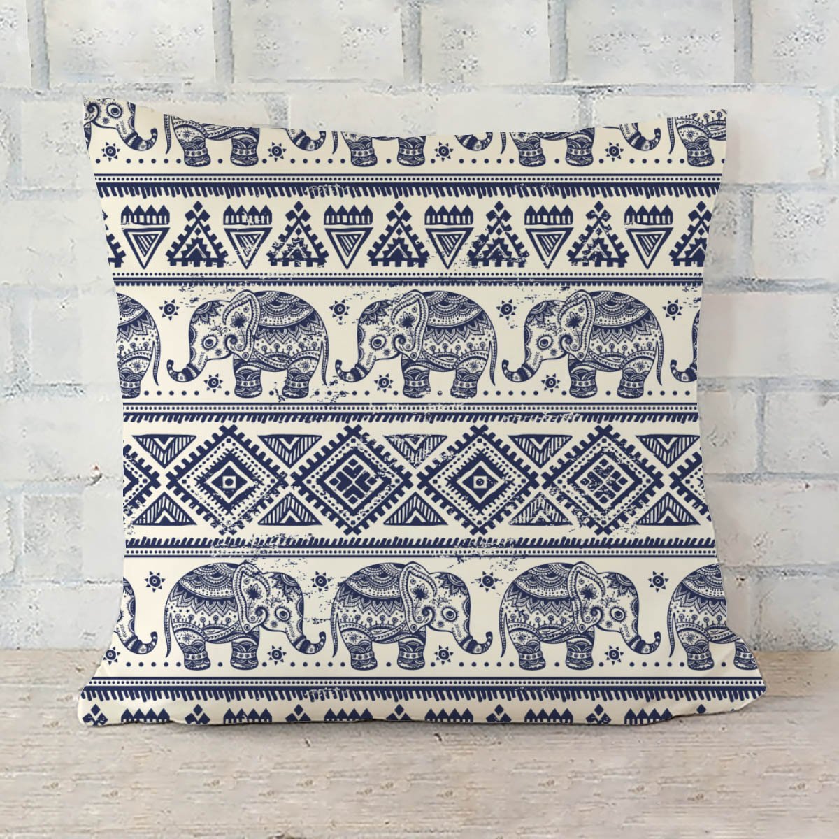 ArtzFolio Ethnic Elephant Cushion Cover Throw Pillow Canvas Fabric 12 x 12 inch (30 x 30 cms); Set of 6 PCS (B07DX7GL1Q) Amazon Price History, Amazon Price Tracker