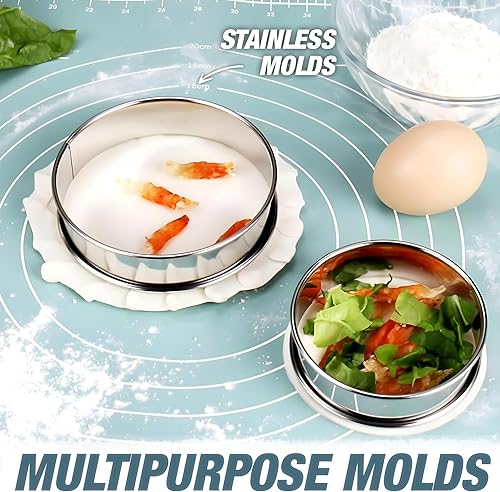 Miniatura 3 de Juego de 3 piezas para hacer bolas de masa, juego de 3 piezas para cocinar albóndigas, potstickers, momos, pierogi, gyoza, empanadas, raviolis y