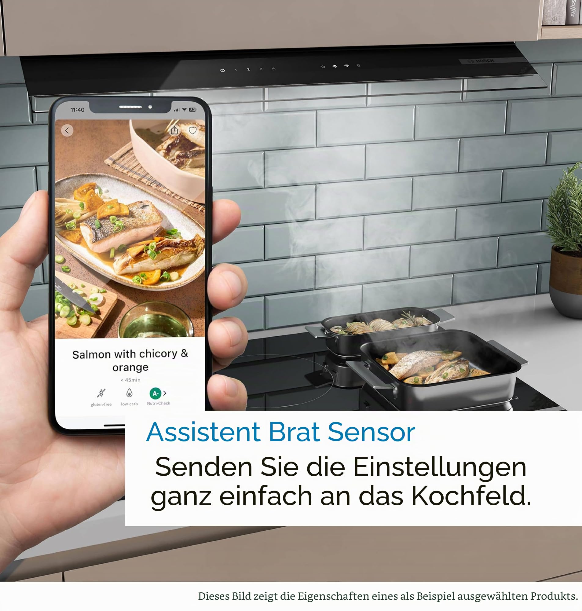 BOSCH Induktionskochfeld – 4 Brenner – L59 x T52 cm – PIX631HC1E