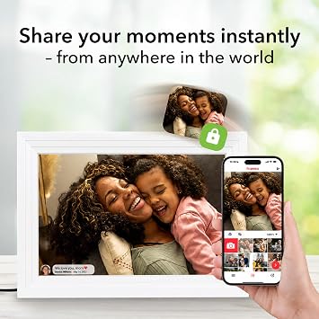 Frameo 10.1 Inch WiFi Digital Picture Frame Smart Electronic Photo Frame