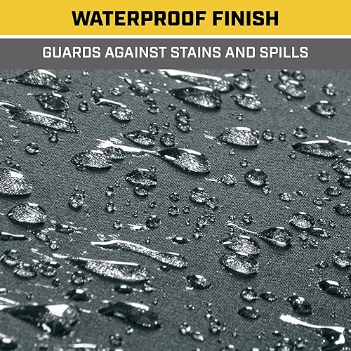 Miniatura 7 de Cat Flexfit Funda de asiento trasero para coches, camiones SUV, protector de banco trasero dividido con cremallera y material de lona duradero,