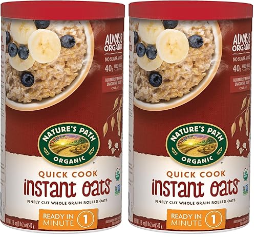 Miniatura 12 de Avena cortada con acero orgánica Nature's Path Quick Cook, 24 onzas (paquete de 1), sin transgénicos