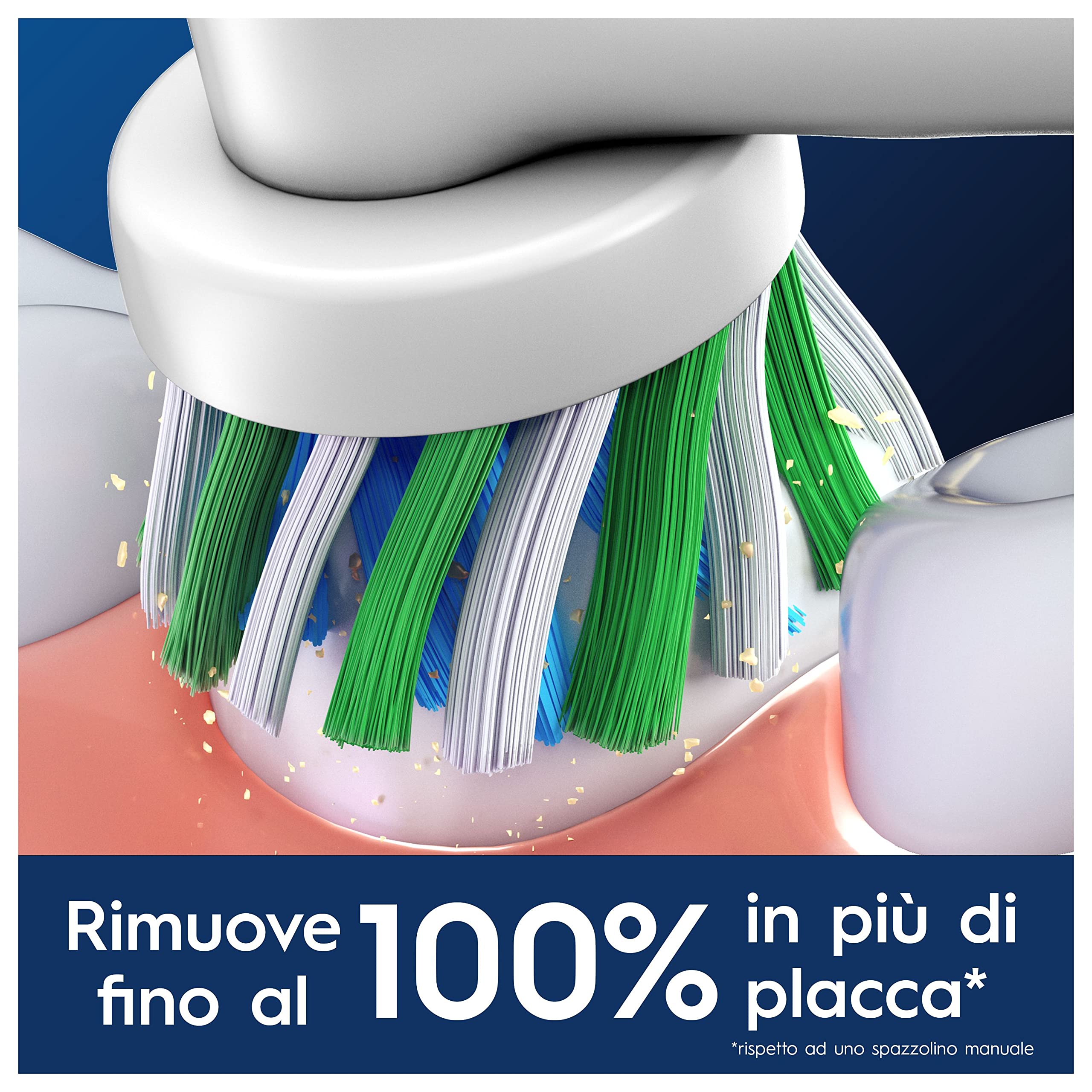 Oral-B Testine Di Ricambio per Spazzolino Elettrico Oral B, 12 Testine Oral B Pro Cross Action, Confezione Adatta Alla Buca Delle Lettere