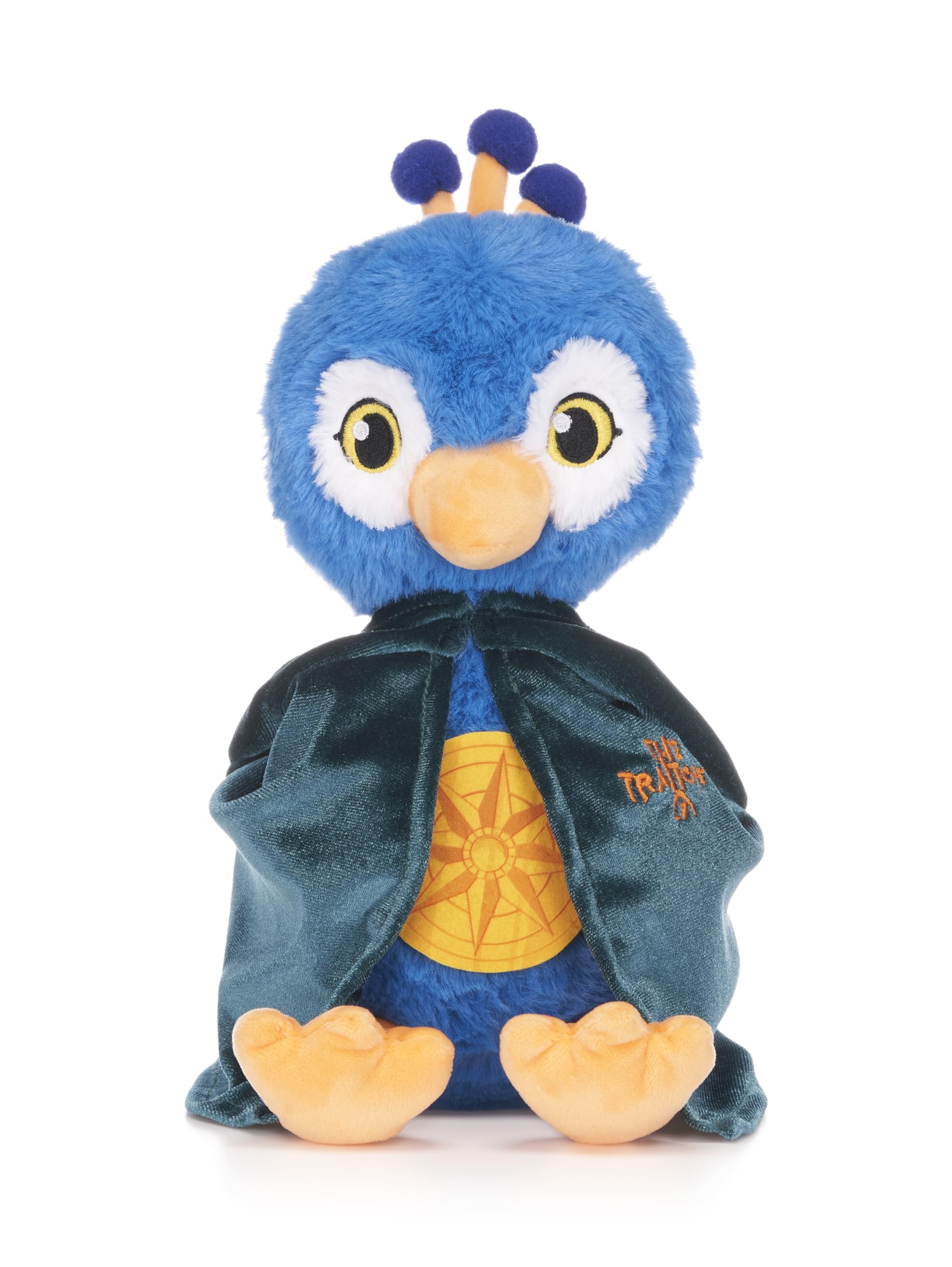 The Traitors 12"/30cm Peacock in Hooded Cloak Soft Plush Toy