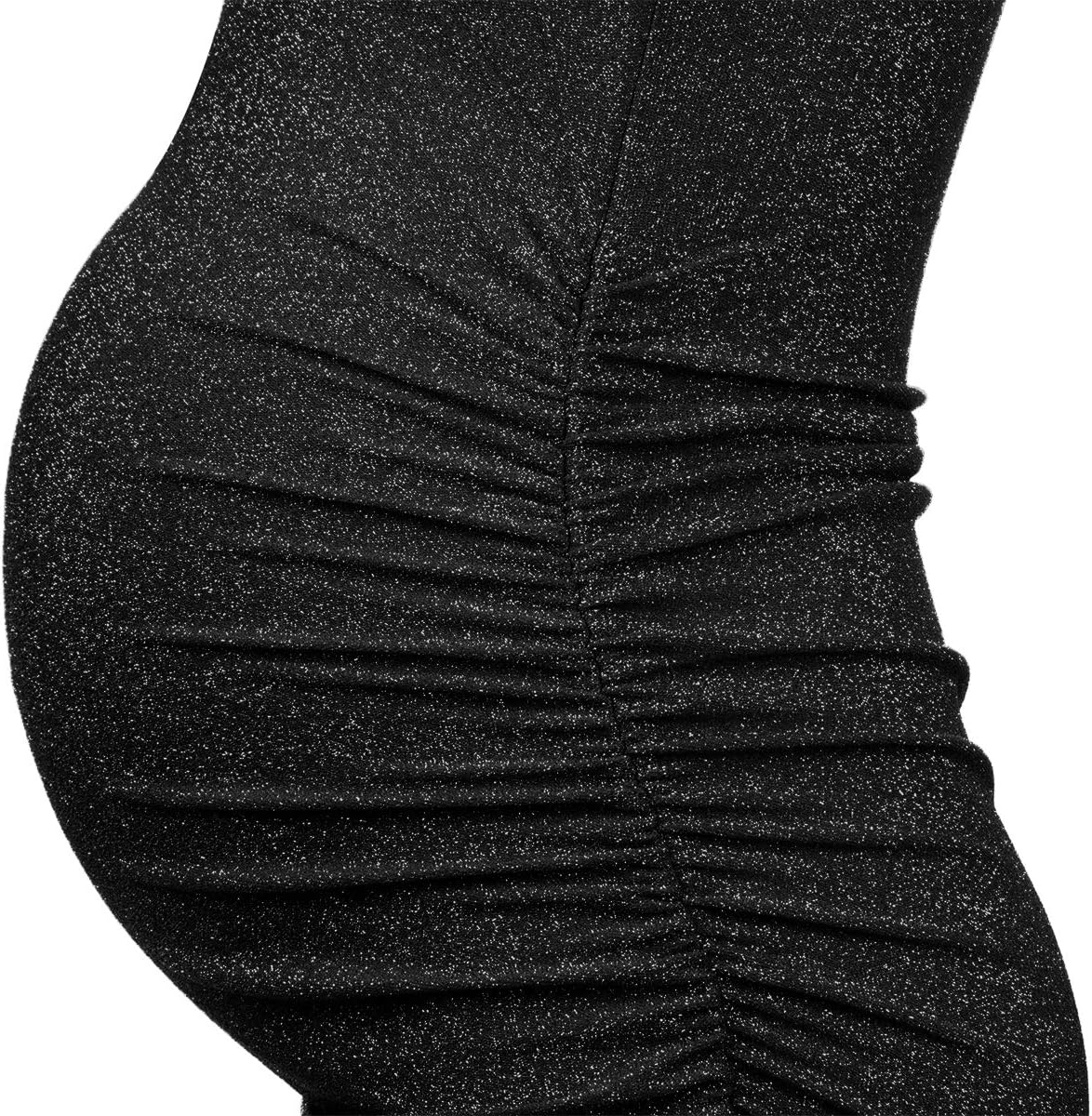 KIM S Glitter Maternity Dress Photoshoot Bodycon Dresses for Baby Shower or Daily Wear - Image 5