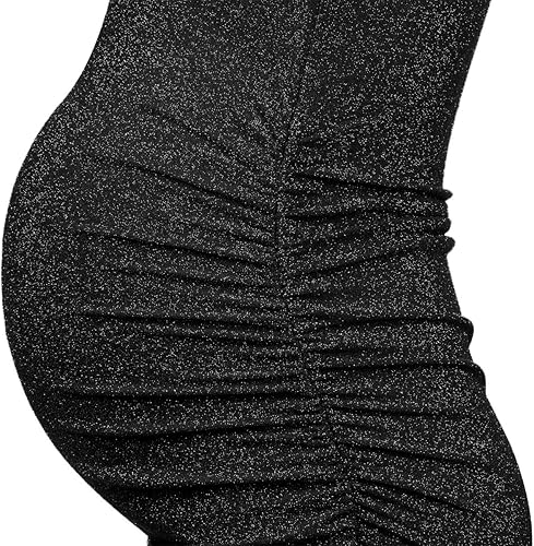 Miniatura 5 de KIM S Vestido de maternidad con purpurina para sesión de fotos, vestidos ajustados para baby shower o uso diario