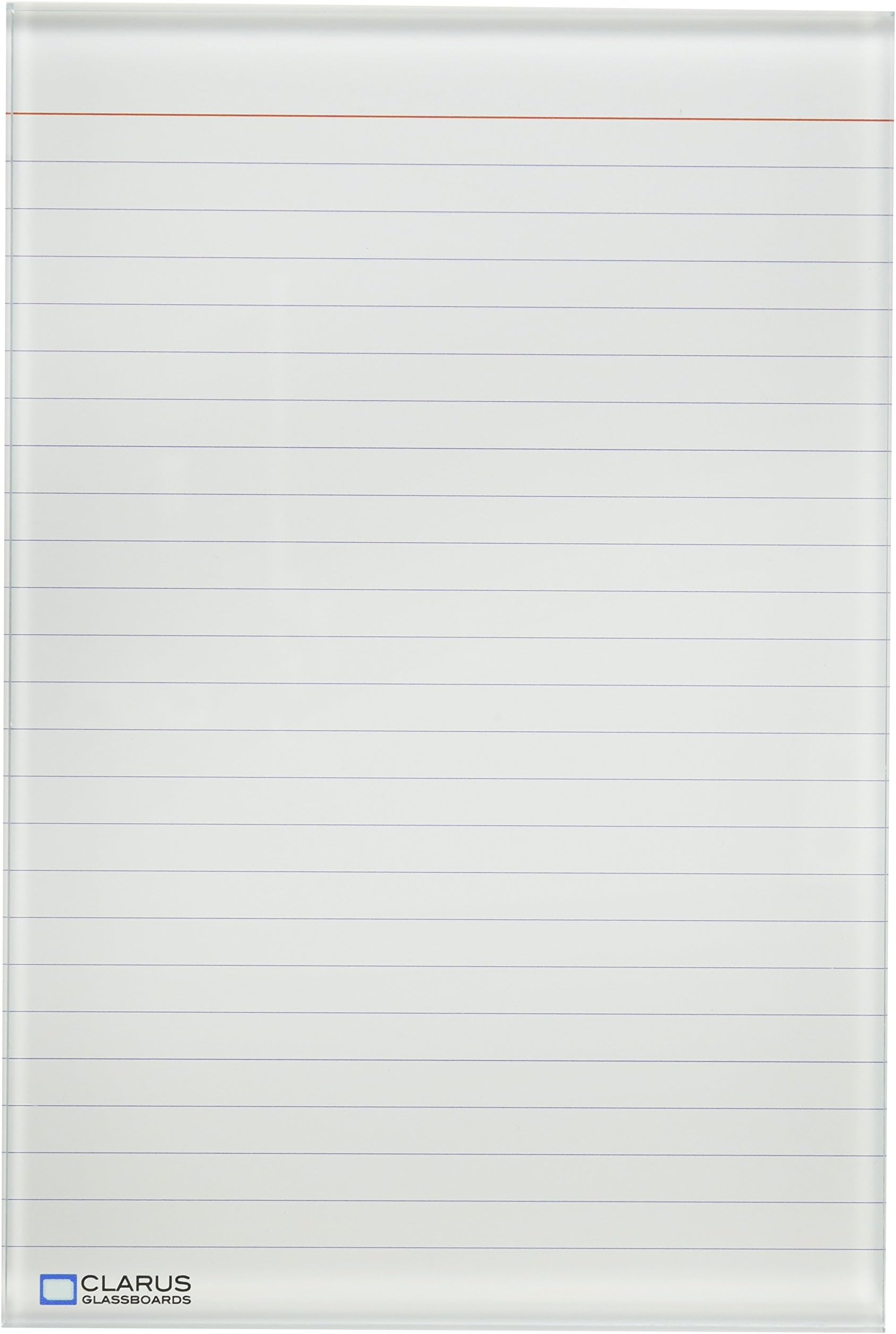 Classic Ruled Mini Glass Dry Erase Notepad Tablet for Business, Desks, Kitchens, Schools